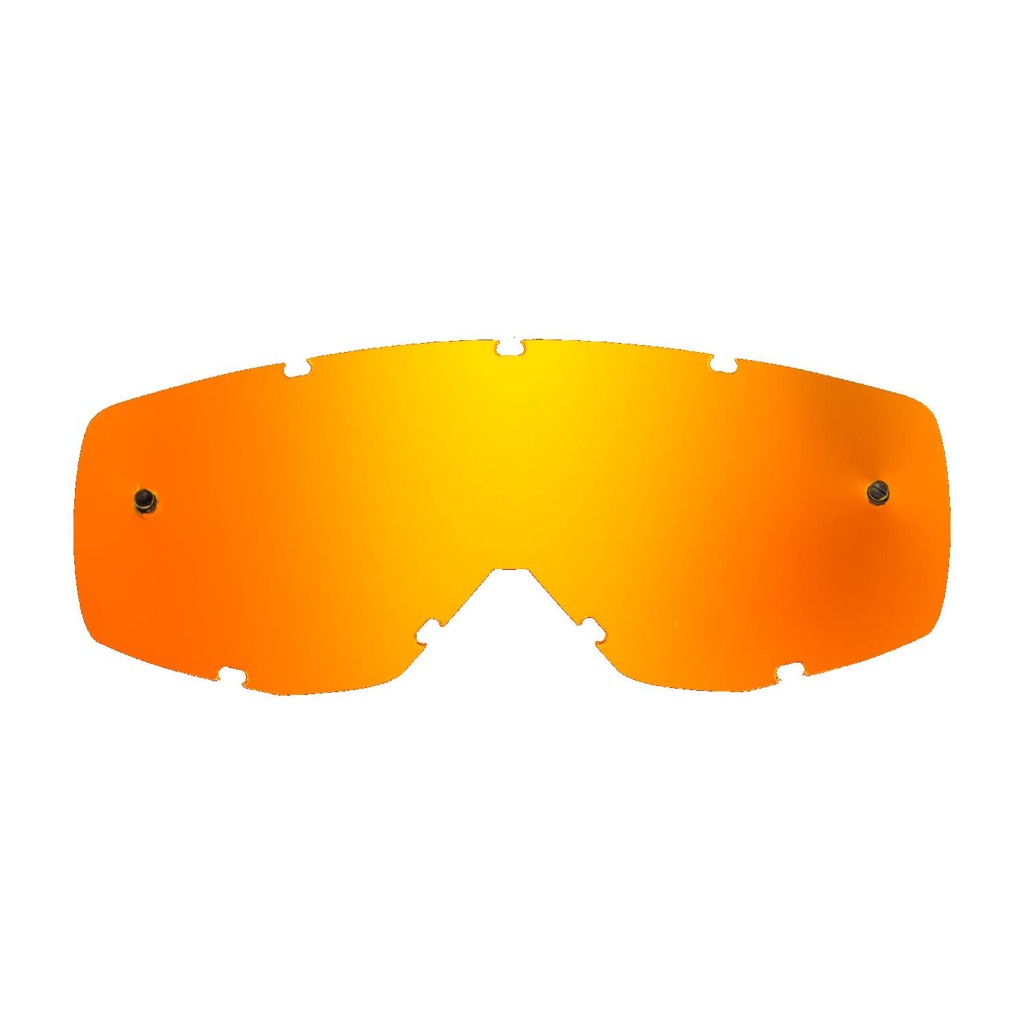 orange-toned mirrored replacement lenses for goggles compatible for Scott Hustle/ Primal / Tyrant / Splitit goggle