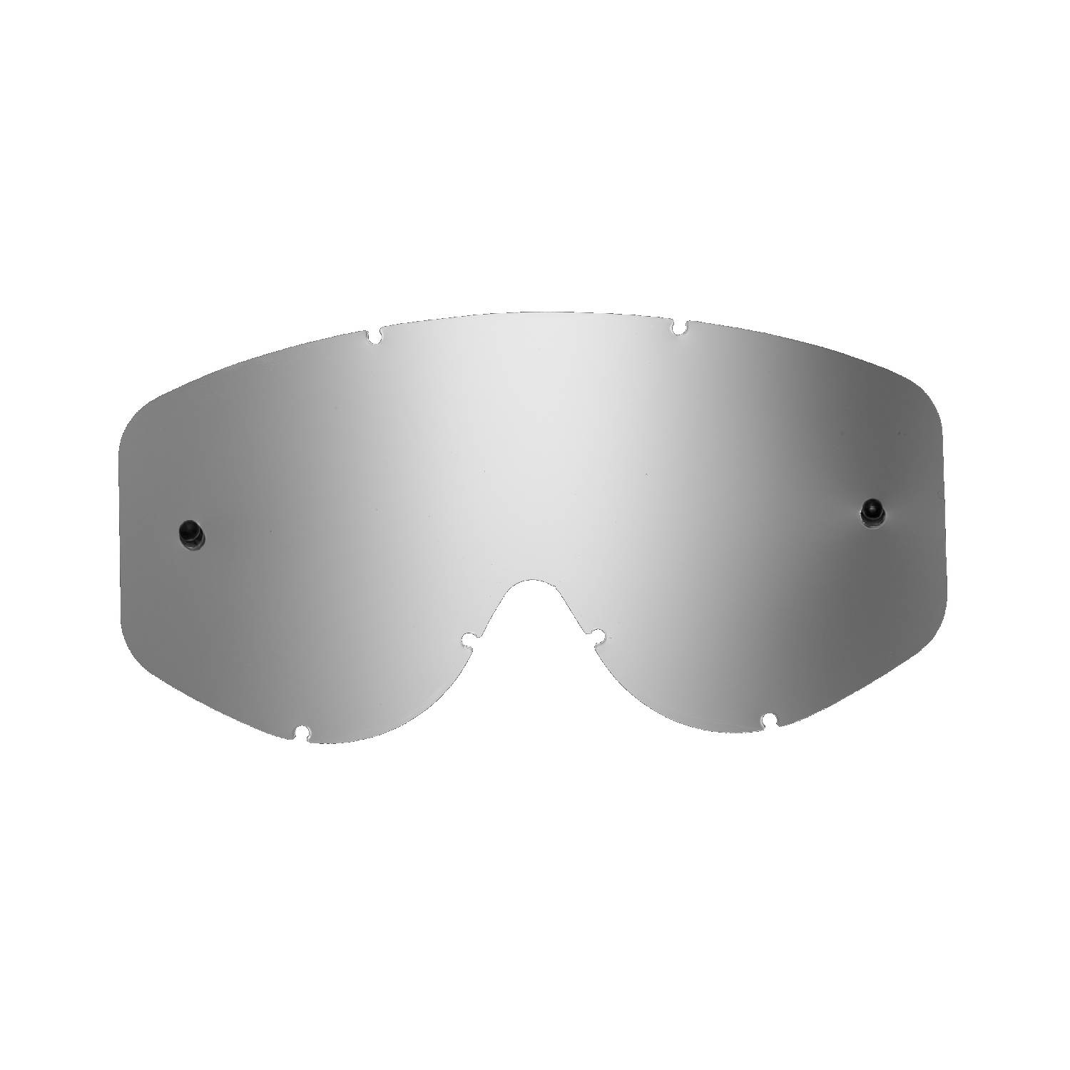 silver-toned mirrored replacement lenses for goggles compatible for Scott 83/89 / Recoil / 89 Xi goggle