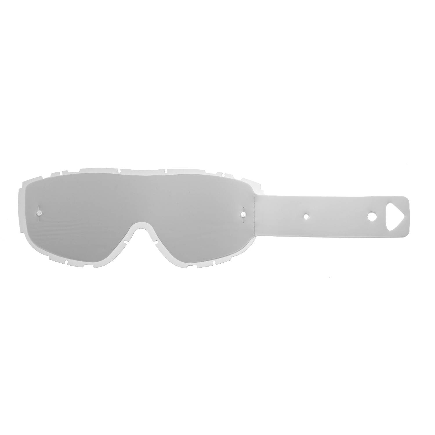 Lente trasparente + 10 Strappi (Combo) compatibile per occhiale/maschera Smith Piston