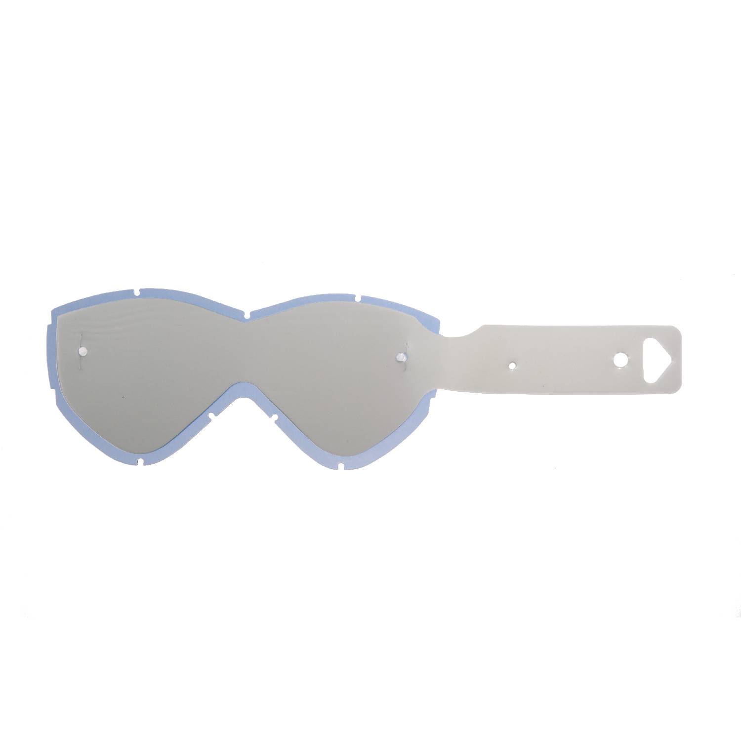 combo lenses with smokey lenses with 10 tear off compatible for Smith Warp goggle