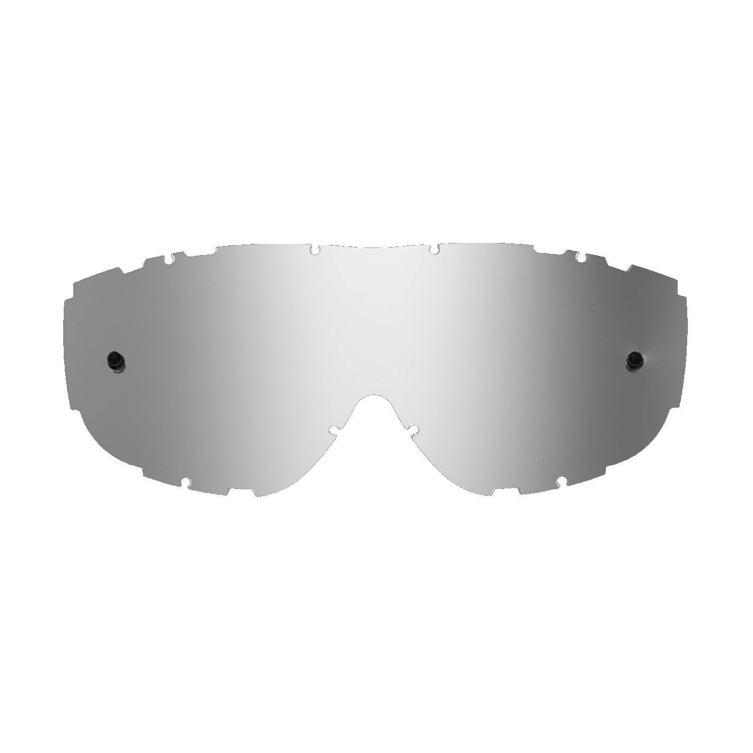 silver-toned mirrored replacement lenses for goggles compatible for Smith Piston goggle