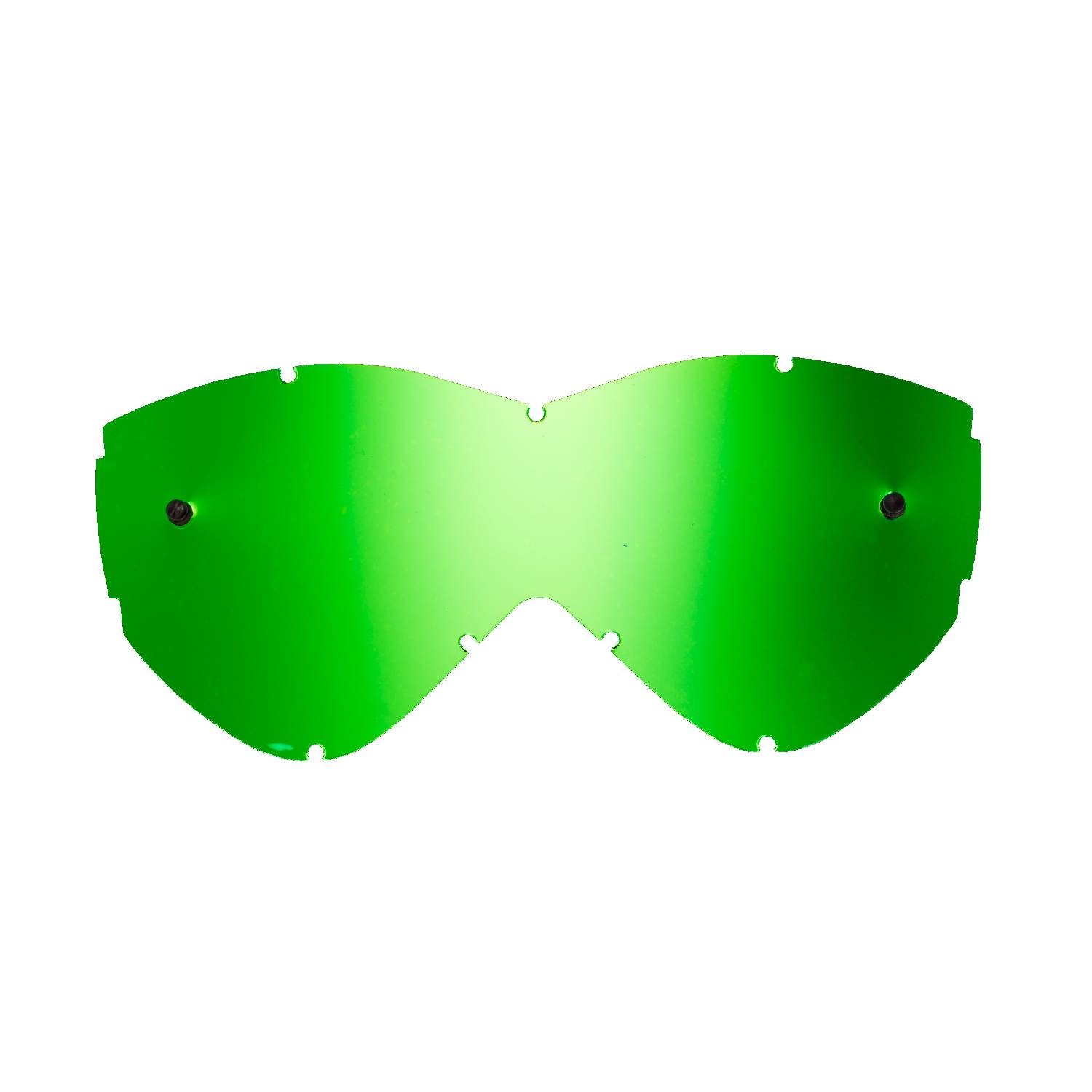 green-toned mirrored replacement lenses for goggles compatible for Smith Warp goggle