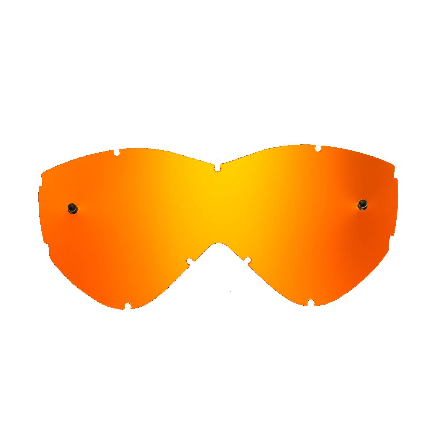 orange-toned mirrored replacement lenses for goggles compatible for Smith Warp goggle