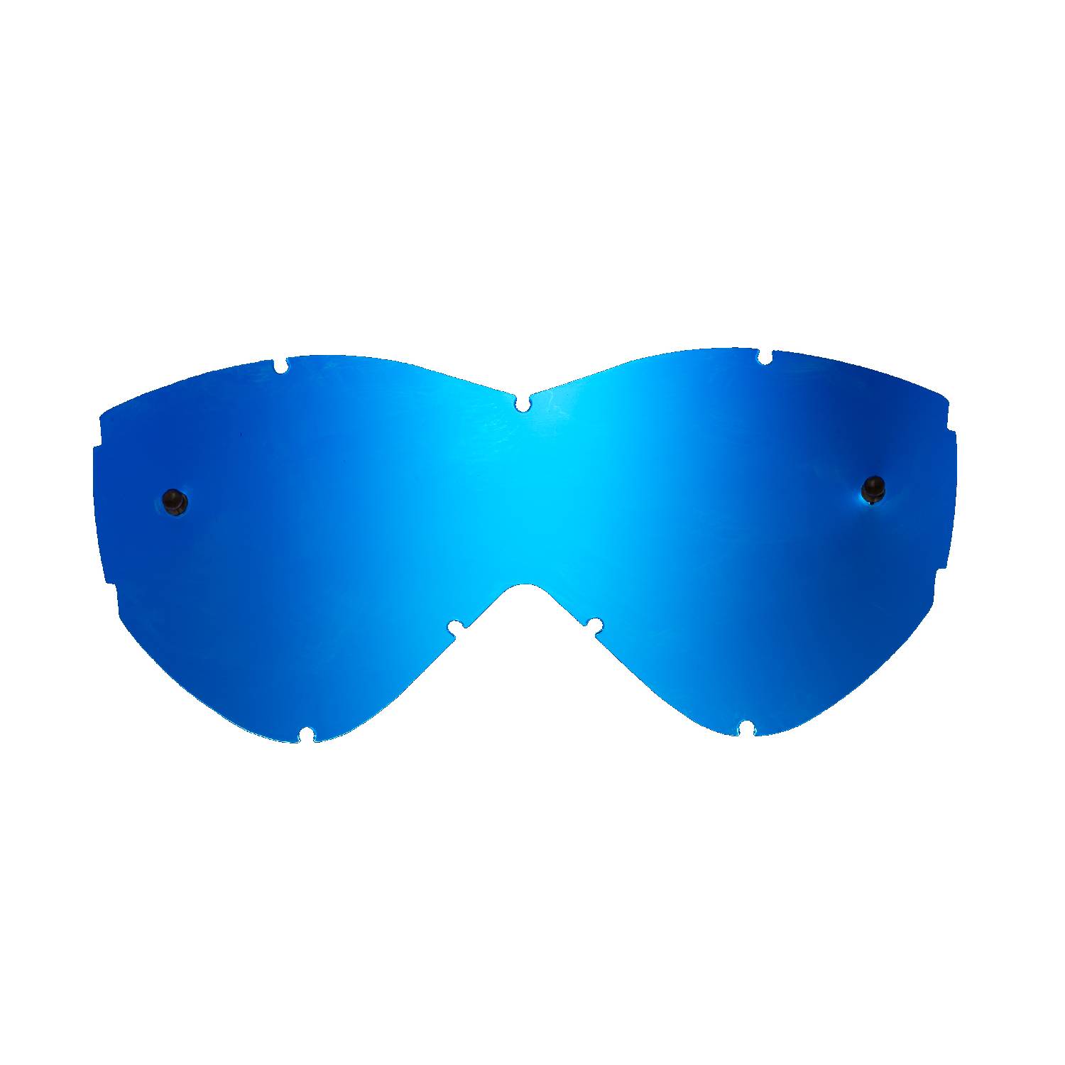 blue-toned mirrored replacement lenses for goggles compatible for Smith Warp goggle