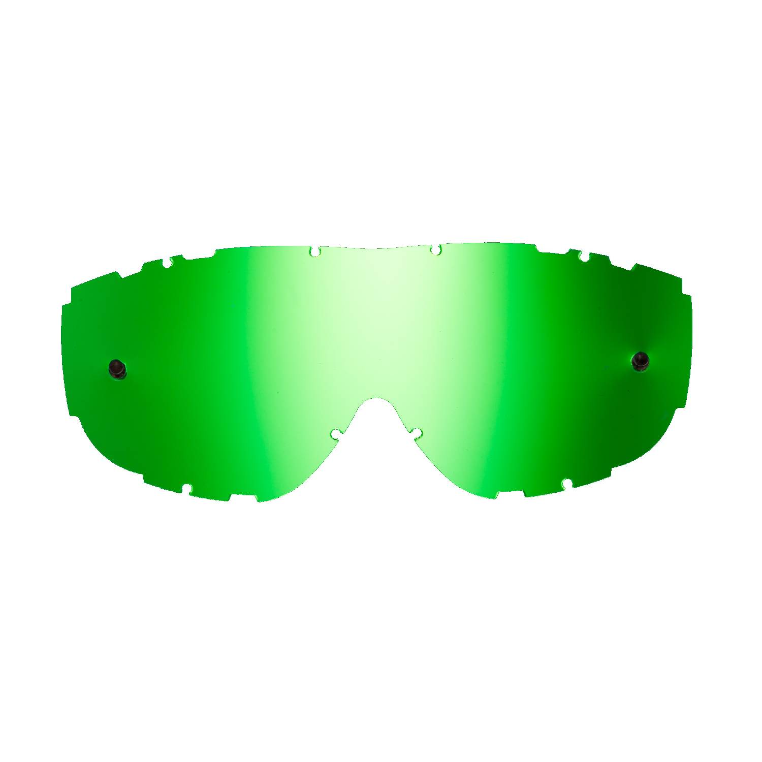 Lente di ricambio verde specchiato compatibile per occhiale/maschera Smith Piston