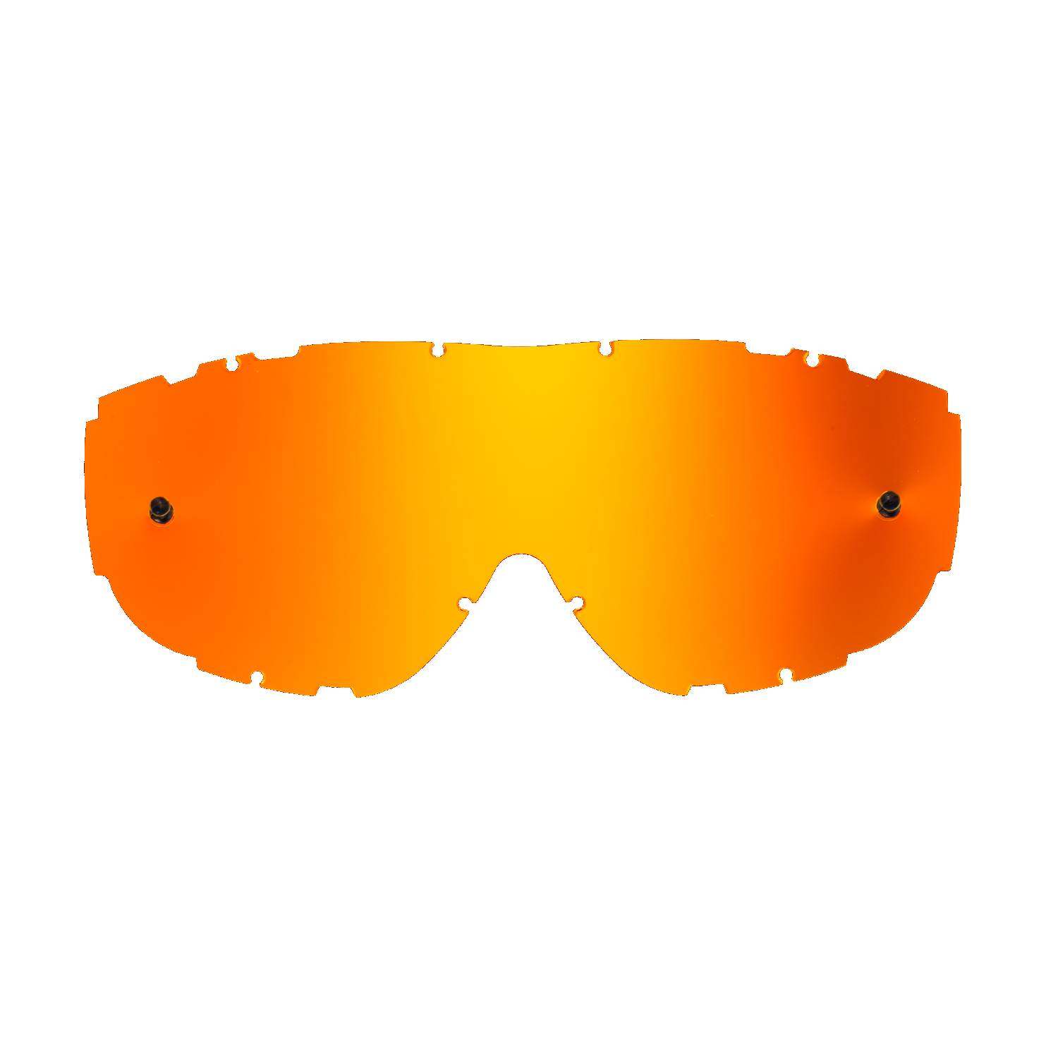 Lente di ricambio arancio specchiato compatibile per occhiale/maschera Smith Piston
