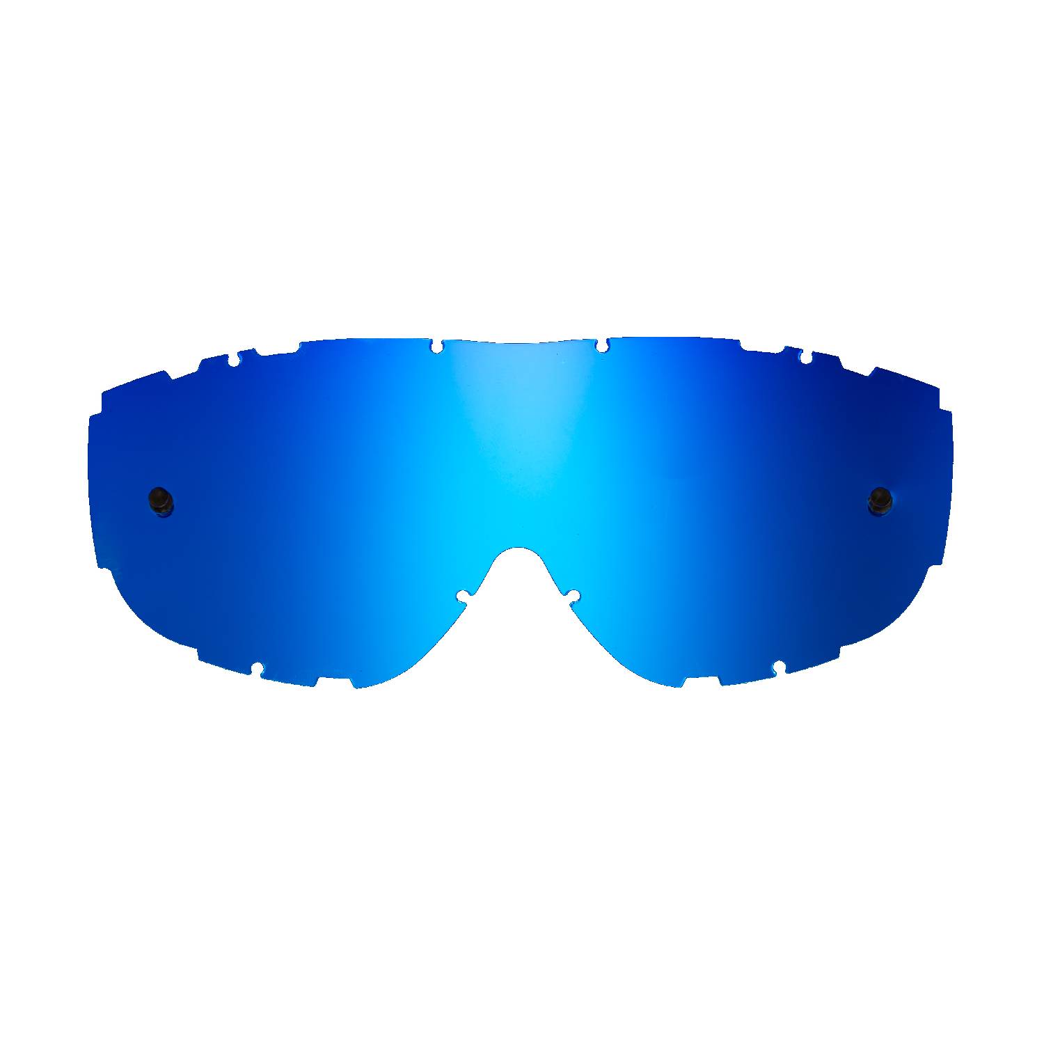 Lente di ricambio blu specchiato compatibile per occhiale/maschera Smith Piston