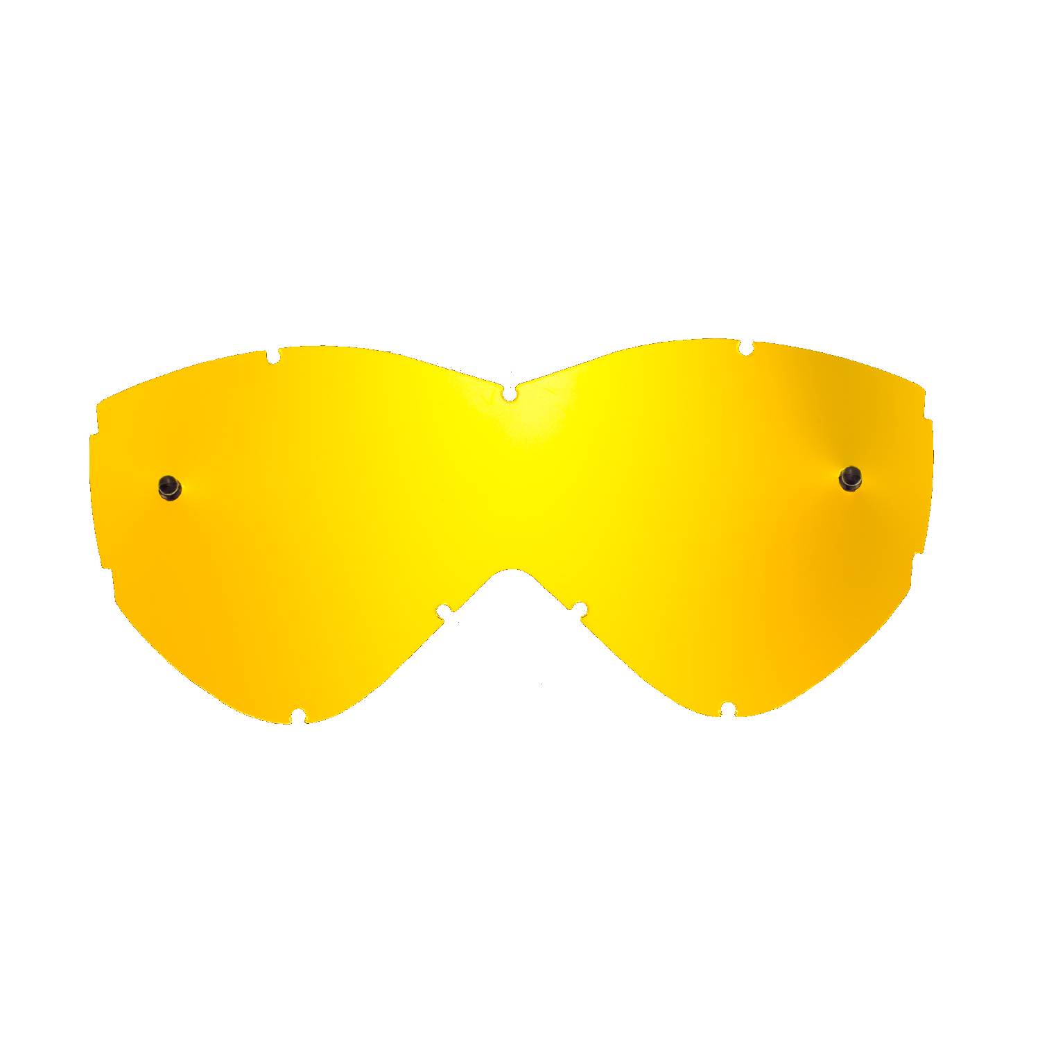 gold-toned mirrored replacement lenses for goggles compatible for Smith Warp goggle