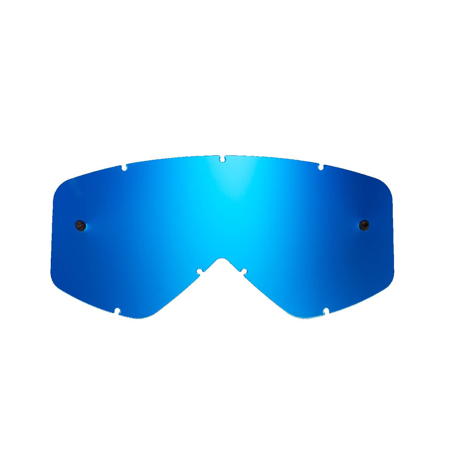 blue-toned mirrored replacement lenses for goggles compatible for Smith Fuel / Intake / V1 / V2 goggle