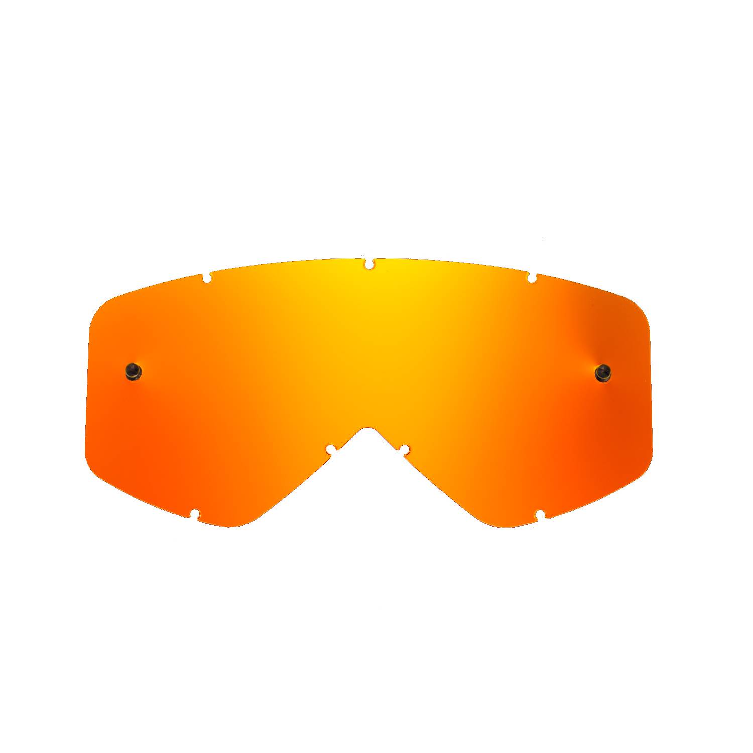 Lente di ricambio arancio specchiato compatibile per occhiale/maschera Smith Fuel / Intake / V1 / V2