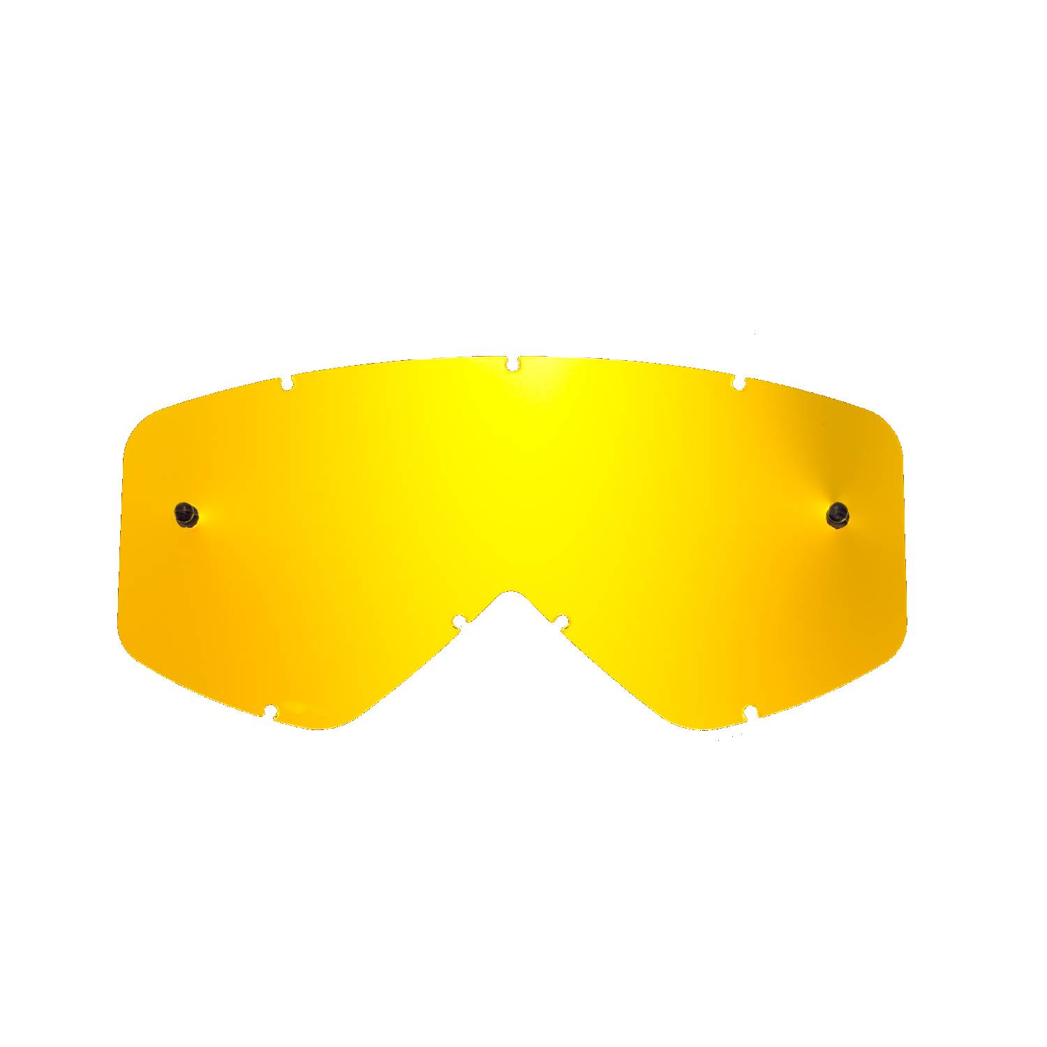 gold-toned mirrored replacement lenses for goggles compatible for Smith Fuel / Intake / V1 / V2 goggle