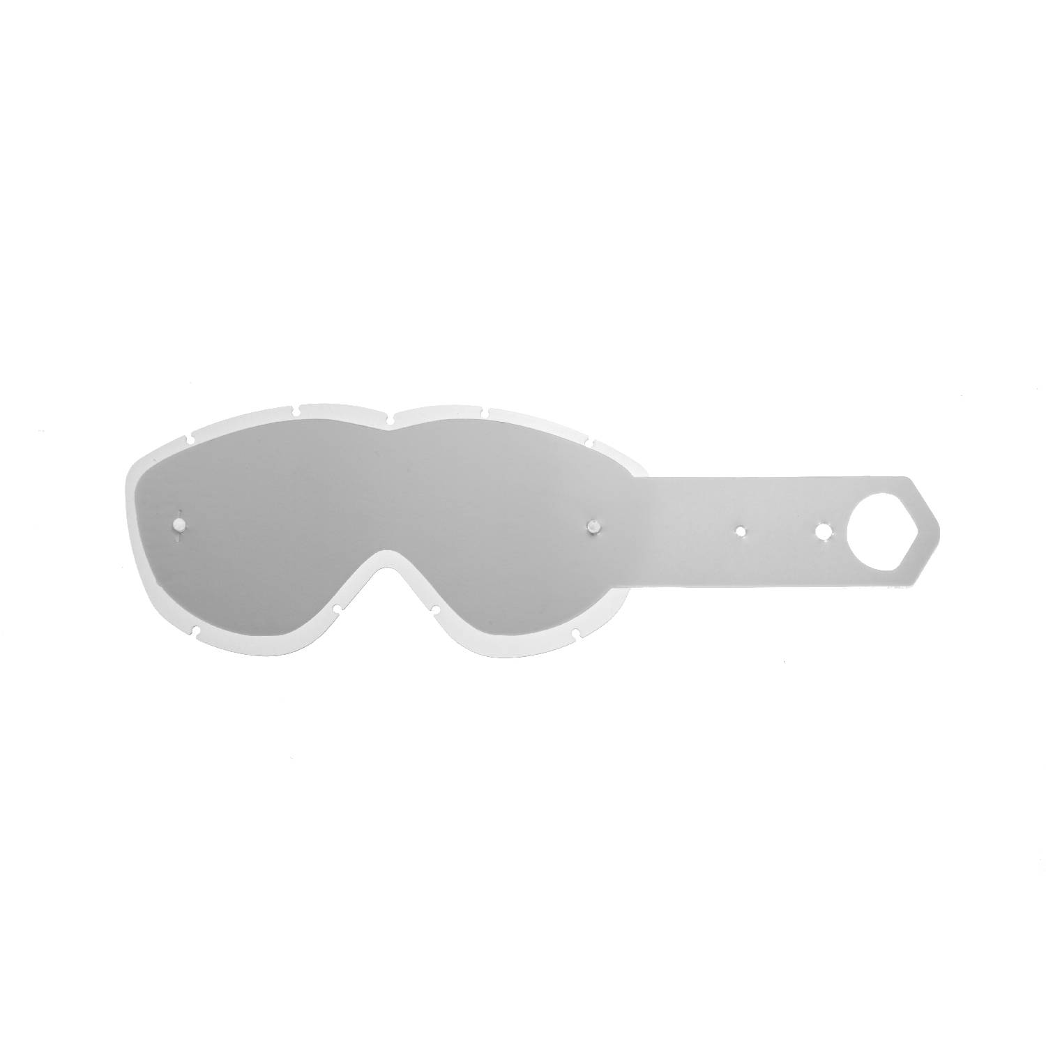 Lente trasparente + 10 Strappi (Combo) compatibile per occhiale/maschera Spy Alloy / Targa