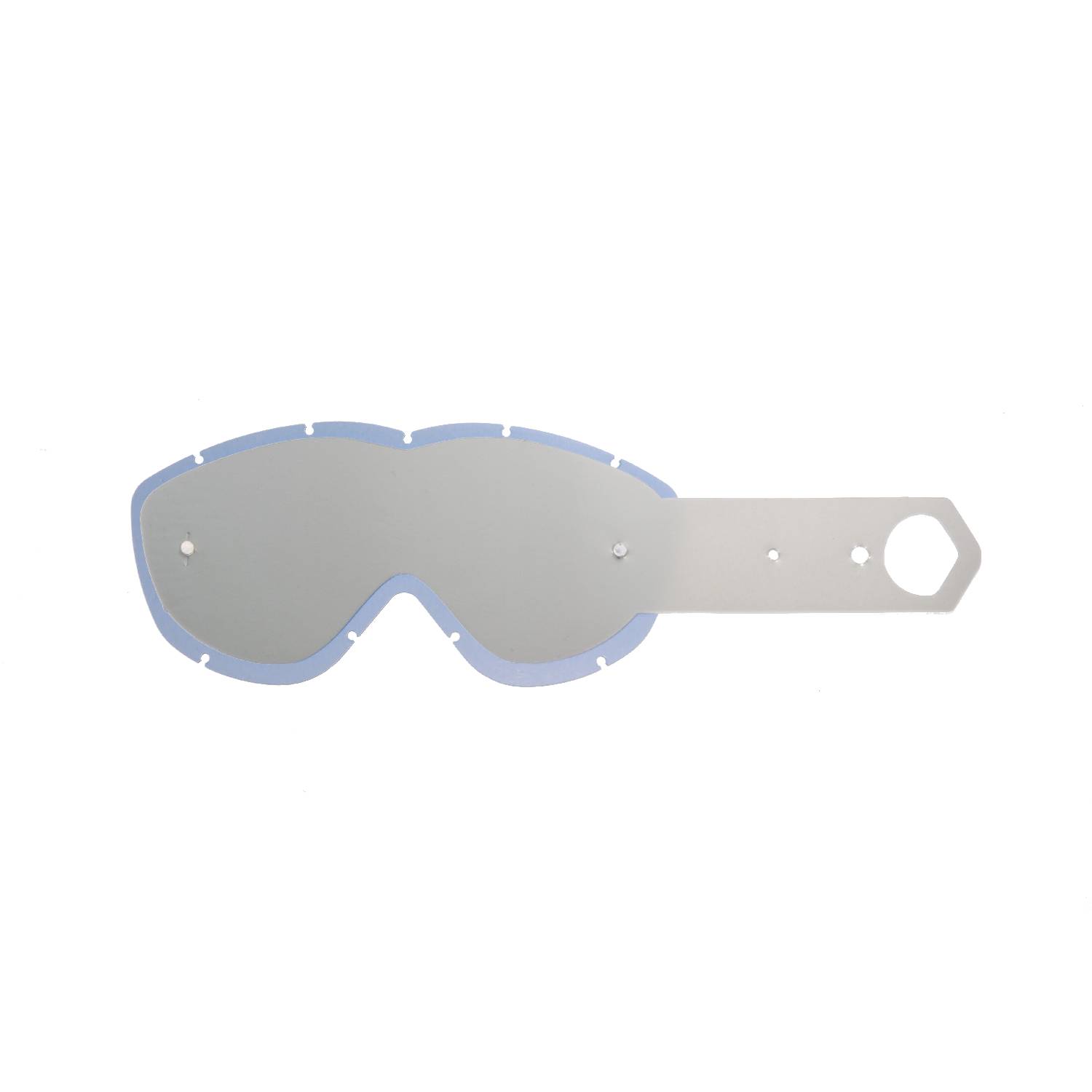 combo lenses with smokey lenses with 10 tear off compatible for Spy Alloy / Targa goggle
