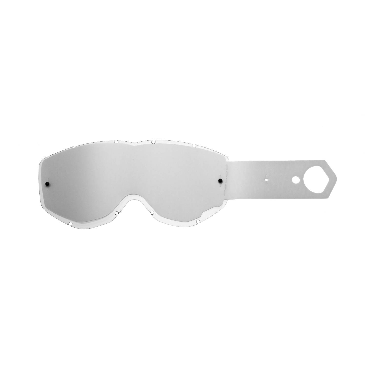 Lente trasparente + 10 Strappi (Combo) compatibile per occhiale/maschera Spy Magneto