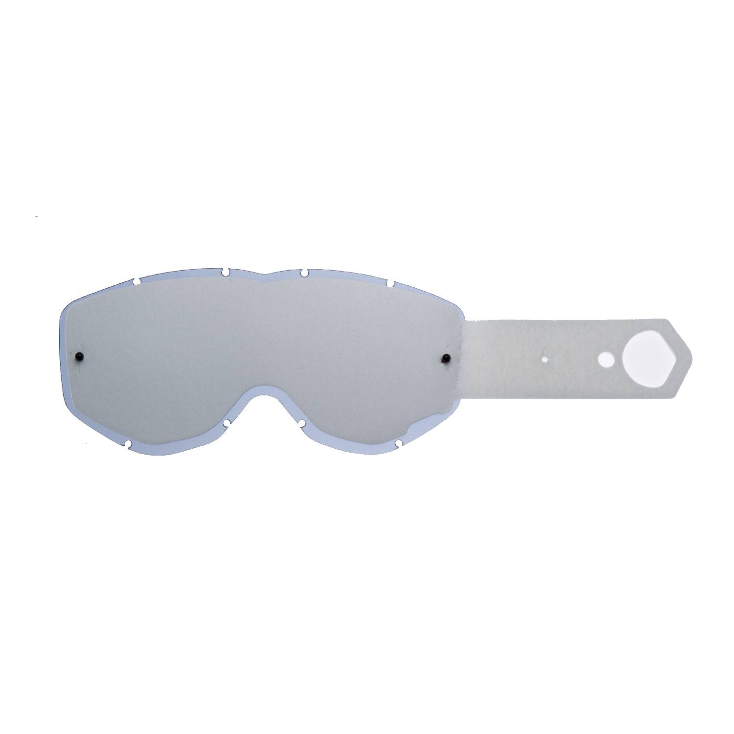 combo lenses with smokey lenses with 10 tear off compatible for Spy Magneto goggle