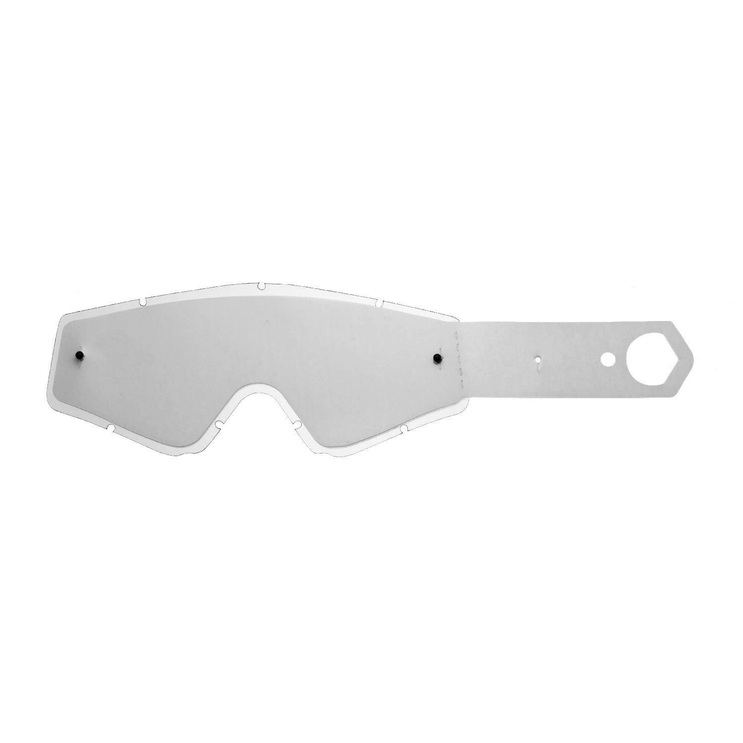 Lente trasparente + 10 Strappi (Combo) compatibile per occhiale/maschera Spy Omen