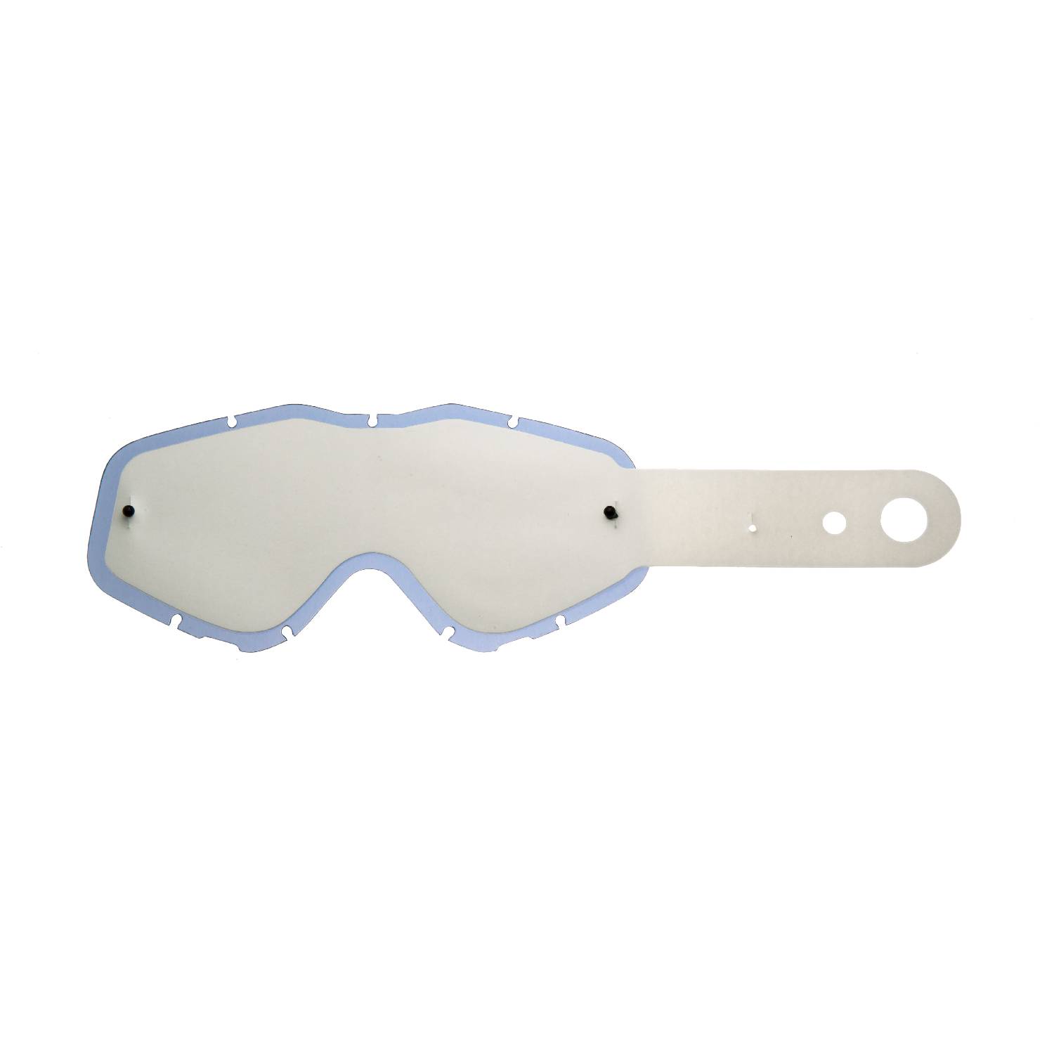 combo lenses with smokey lenses with 10 tear off compatible for Spy Klutch goggle