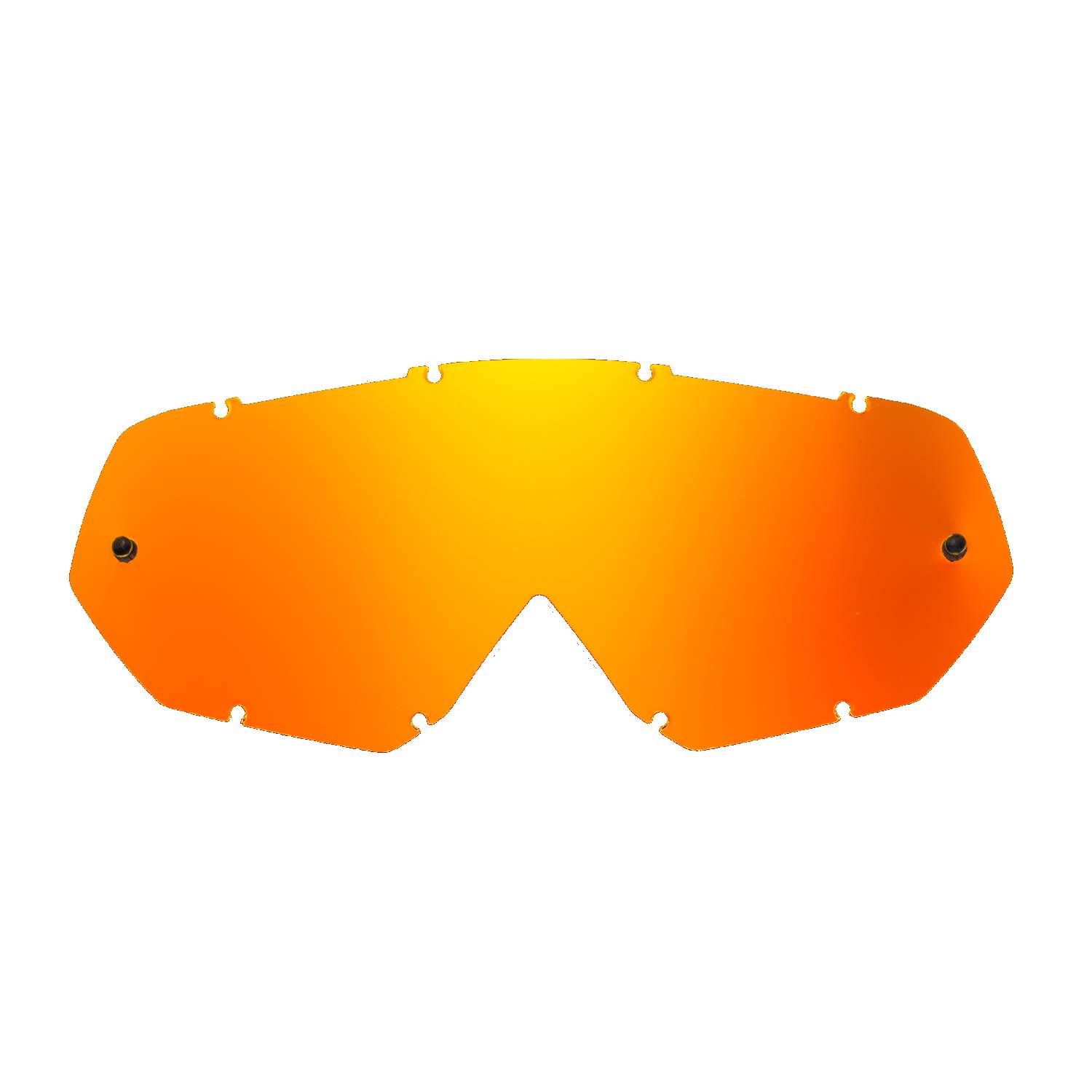 orange-toned mirrored replacement lenses for goggles compatible for Thor Enemy / Hero goggle