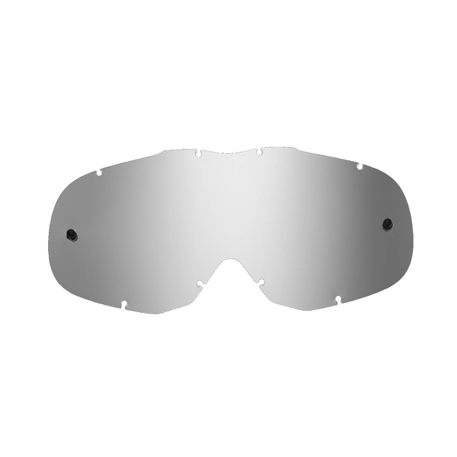 silver-toned mirrored replacement lenses for goggles compatible for Thor Ally goggle