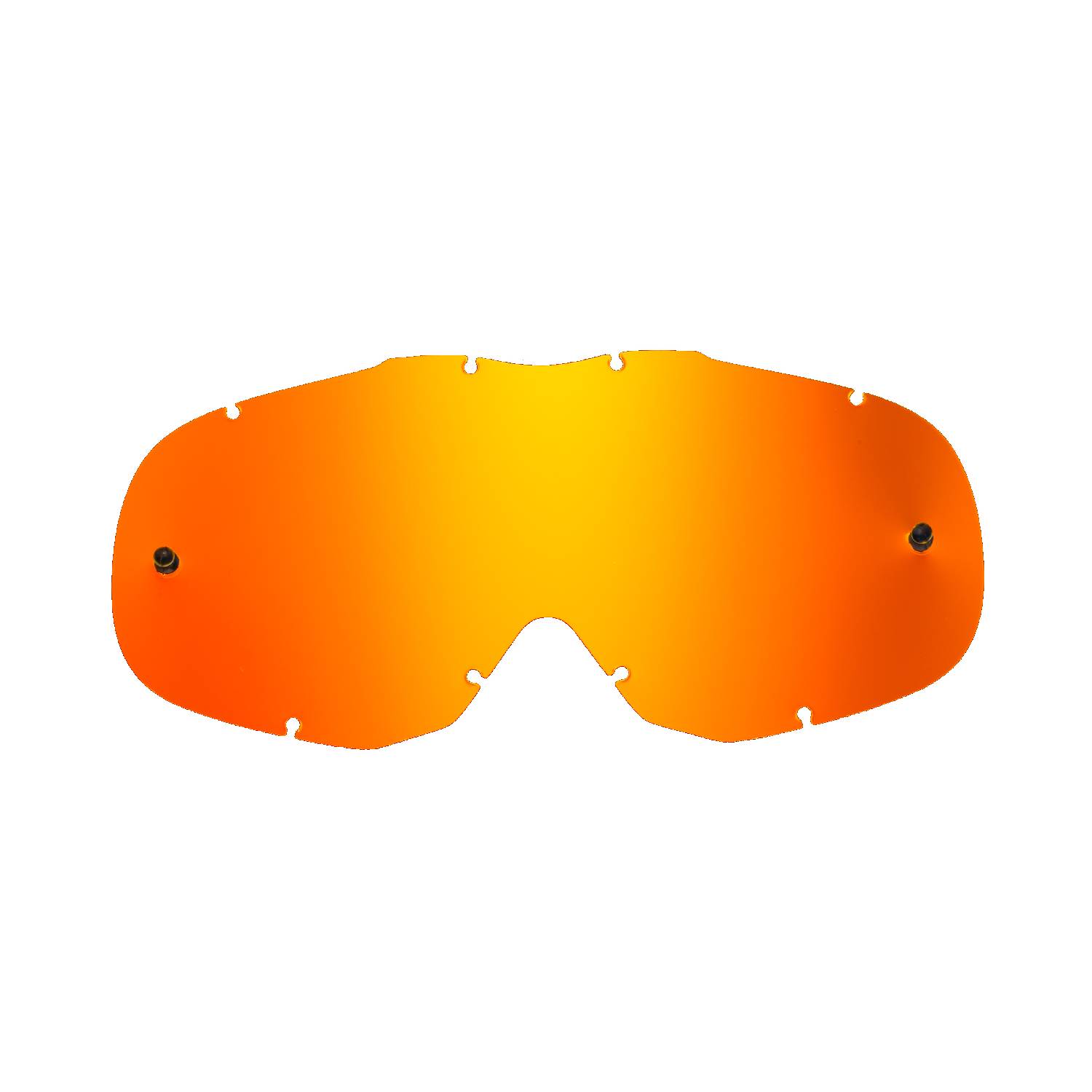 orange-toned mirrored replacement lenses for goggles compatible for Thor Ally goggle