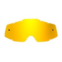 gold-toned mirrored replacement lenses for goggles compatible for FMF POWERBOMB/POWERCORE goggle