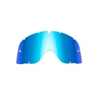 blue-toned mirrored replacement lenses for goggles compatible for 100% Barstow / Barstow Curved goggle