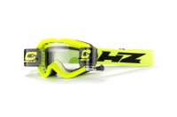 HZ MUD total yellow maschera/occhiale motocross roll-off 36 mm