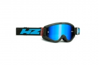HZ Maschera/occhiale Motocross black mat/blue MX-DH-MTB