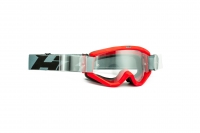 HZ maschera/occhiale motocross RED/GREY MX-DH-MTB