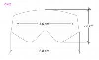 HZ GMZ  SE-411136-HZ lenti di ricambio per maschere motocross  di colore polarizzata