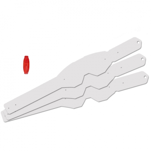 SE-414628-HZ Lenti a strappo ecologiche (E.T.O.S.) compatibili per occhiale/maschera  Progrip 3309 Rapid  kit 20 pz LENTI A STRAPPO ECOLOGICHE  GREEN ANTI DISPERSIONE NELL'AMBIENTE